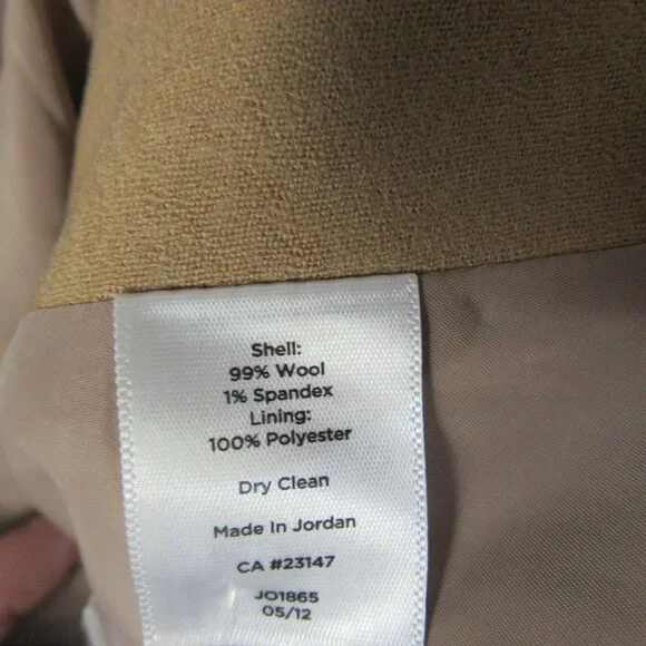 Talbots SZ 6 Camel Midi Skirt - Picture 6 of 8